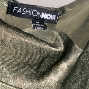 olive green medium fashion nova dress